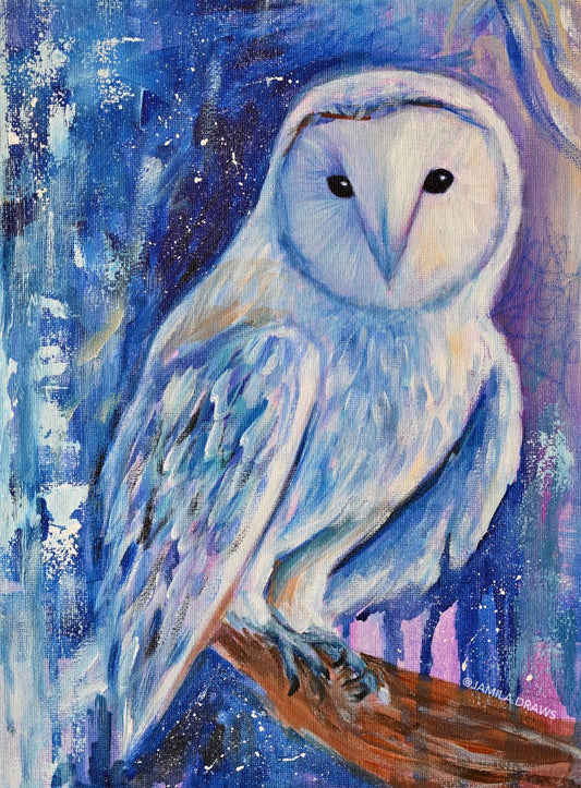 Snowy Owl | Acrylic on canvas