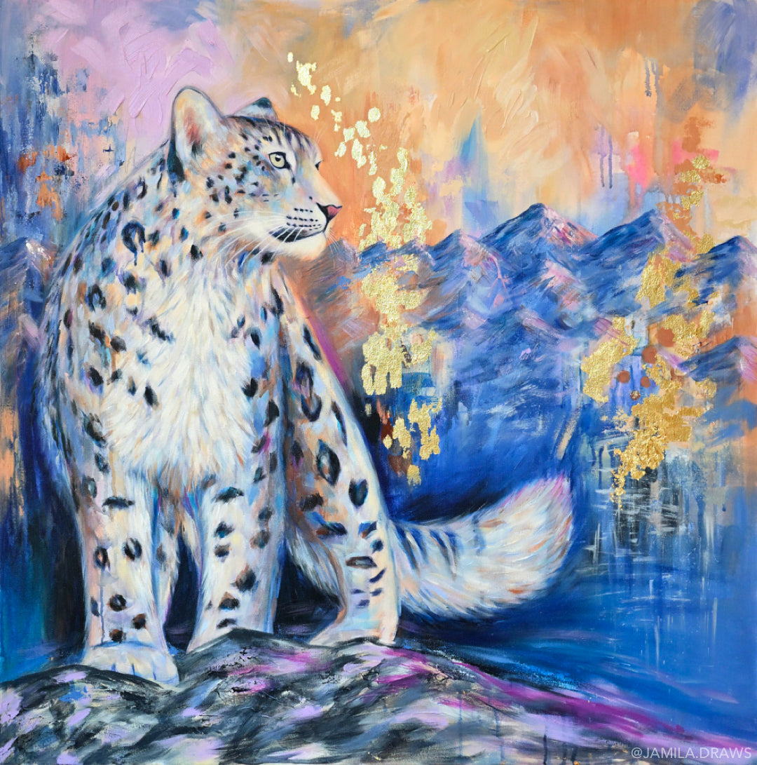 Snow Leopard Print