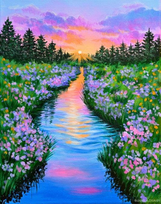 Wildflower Creek Print
