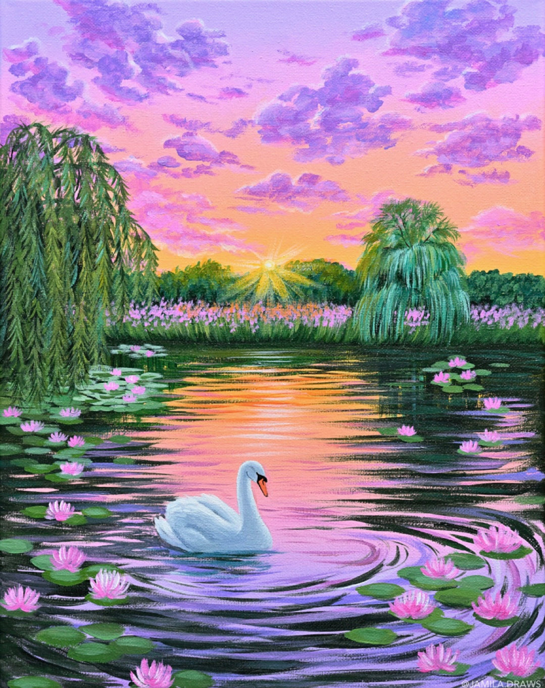 Swan Lake Print