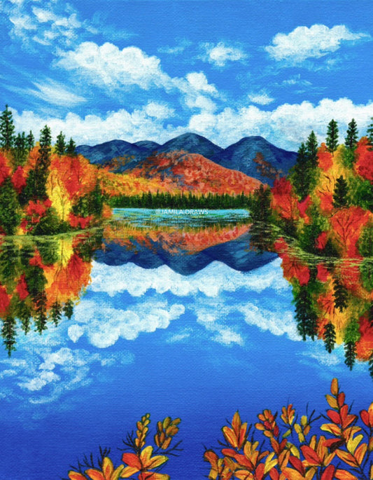 Adirondack Lake Print