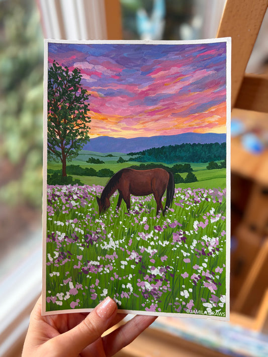 Meadow Glow | Original Painting