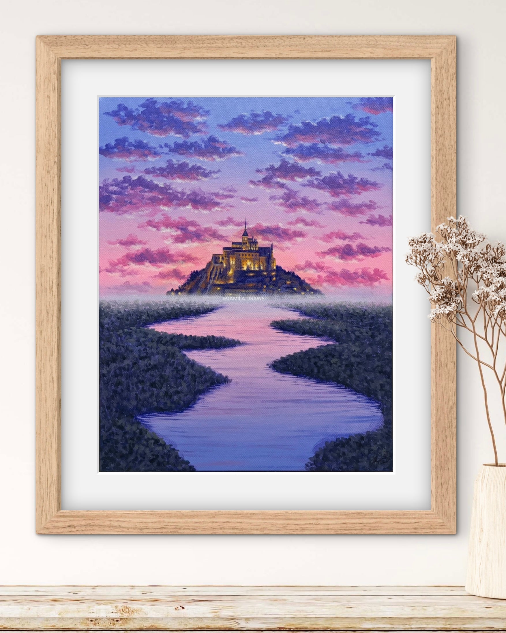 Mont Saint-Michel Print – Jamila Fine Art