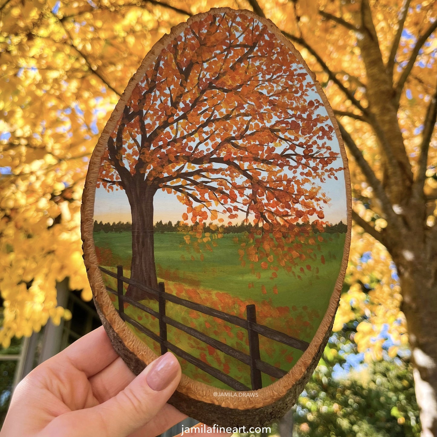 Autumn Glory | Acrylic on wood