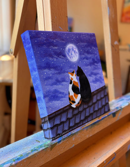 Moonlight Companions | Original Painting