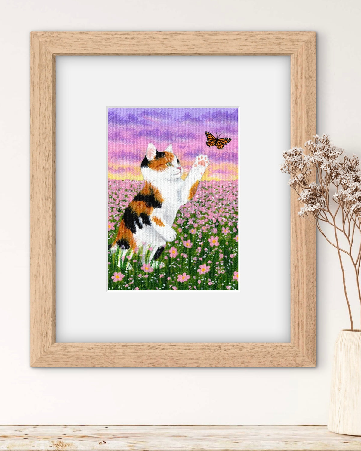Calico Kitten Print