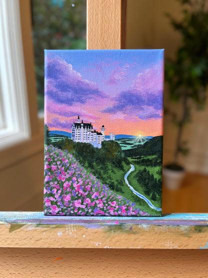 Neuschwanstein Castle | Acrylic on canvas