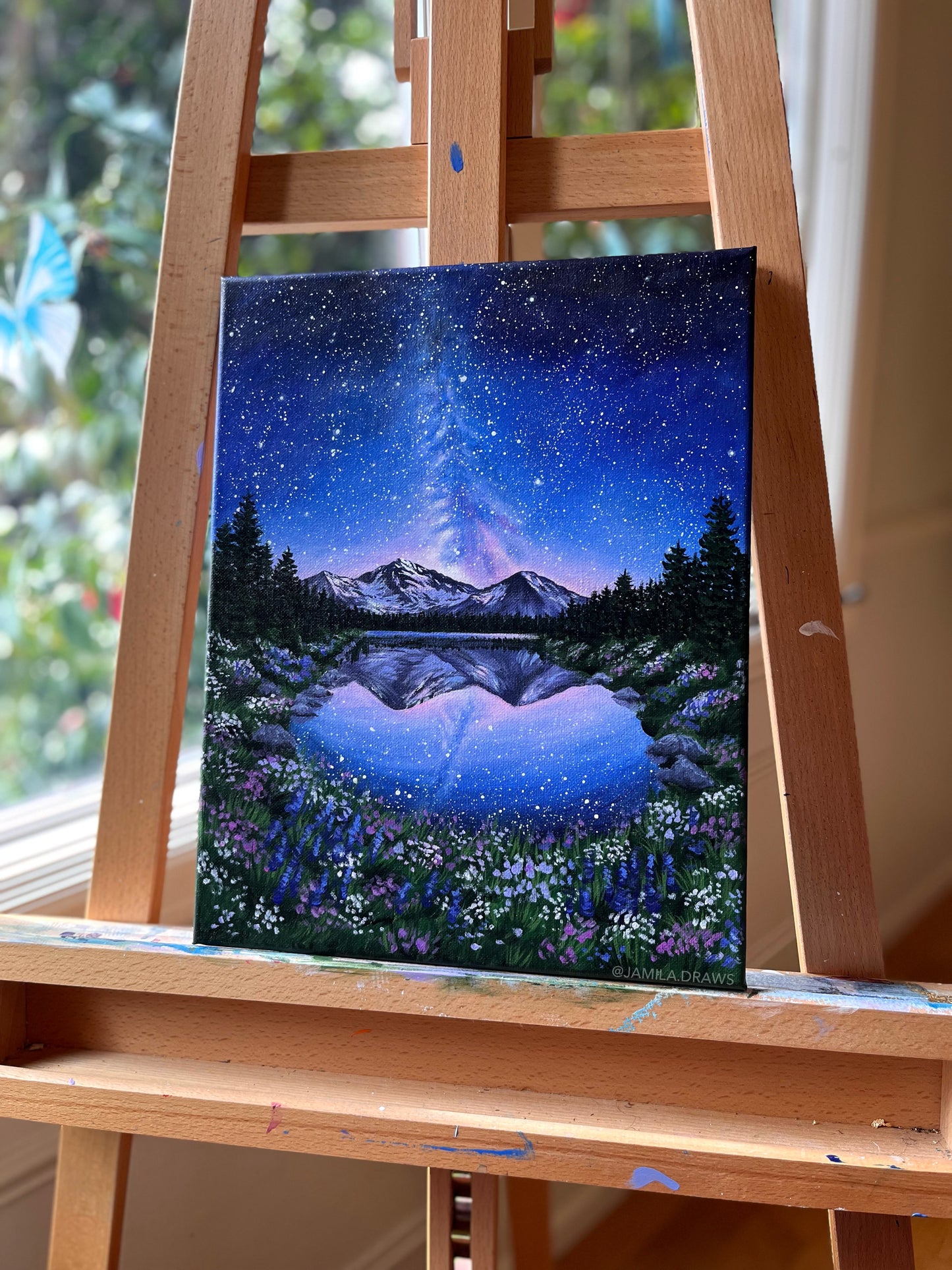Midnight Galaxy | Acrylic on canvas