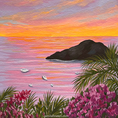 Tropical Dreams | Gouache on paper