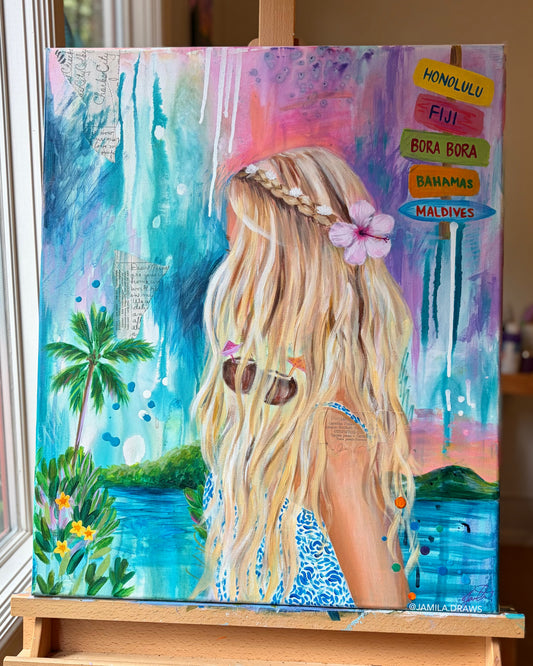 Into the Tropics | Original Painting
