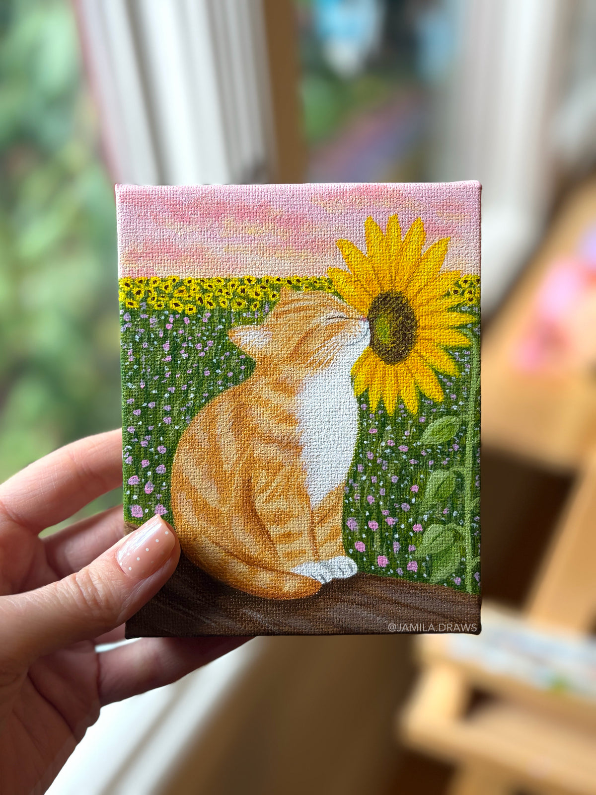 Orange Tabby Kitten | Original Painting