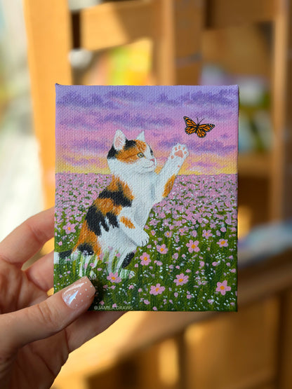Calico Kitten | Original Painting