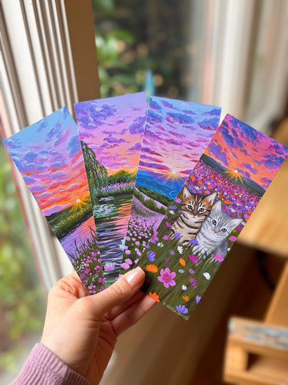 Sunset Bookmark Set