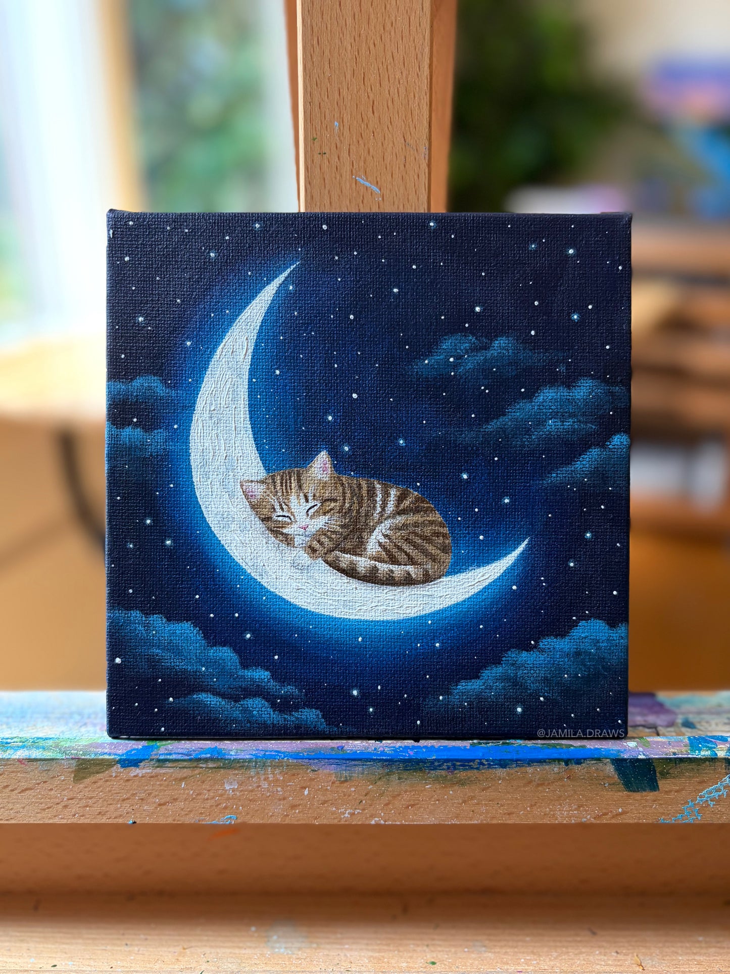 Lunar Nap | Original Painting