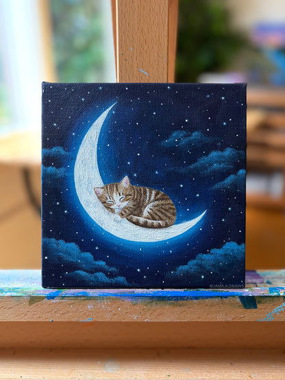 Lunar Nap | Original Painting