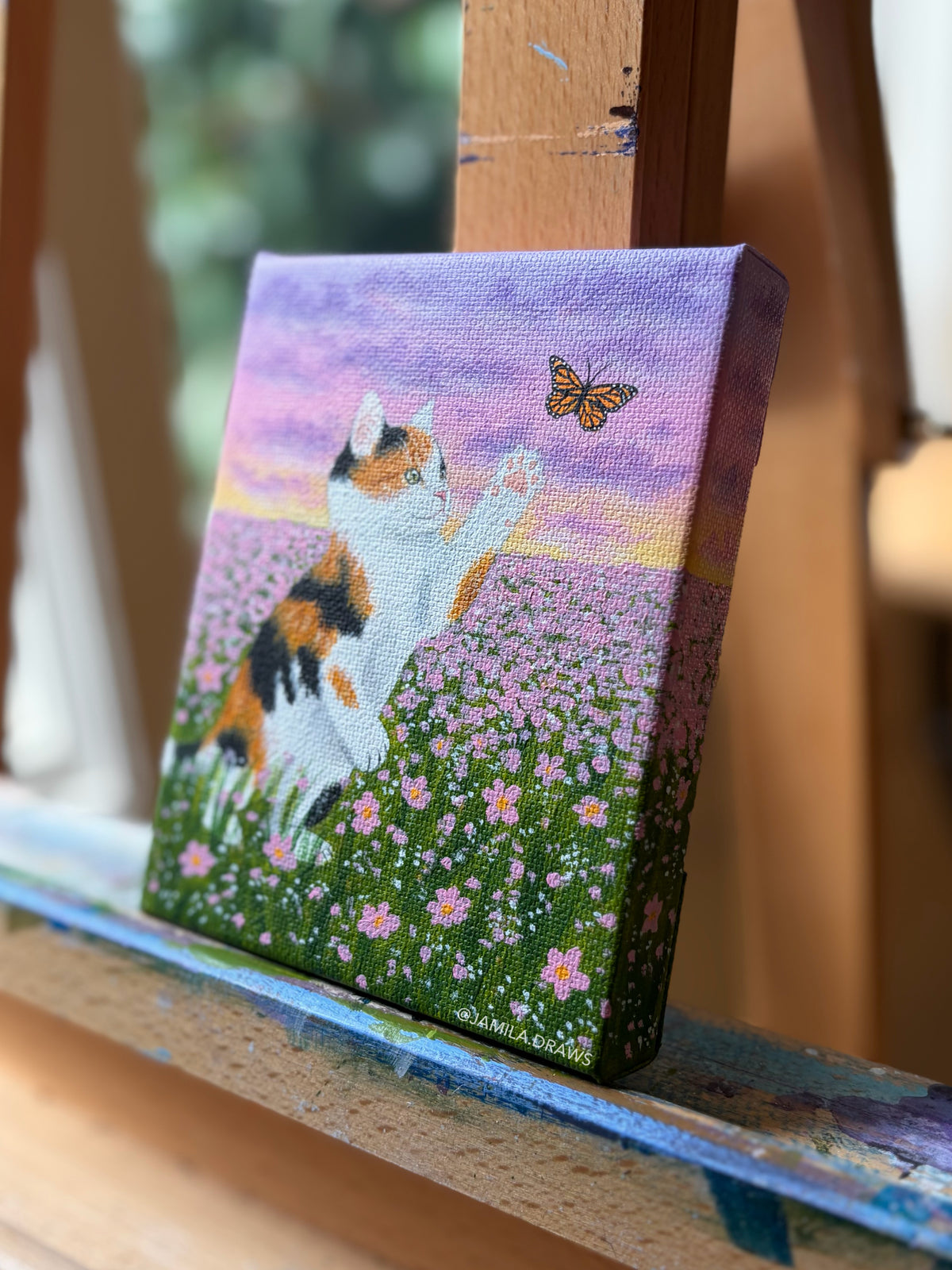 Calico Kitten | Original Painting