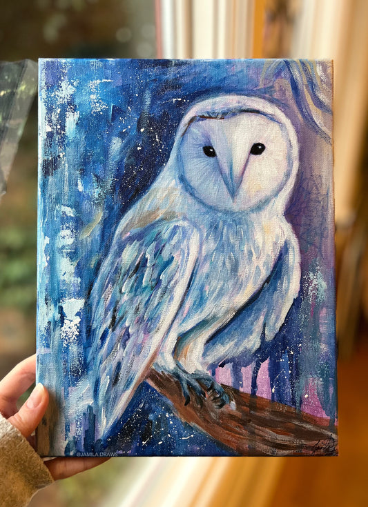 Snowy Owl | Acrylic on canvas