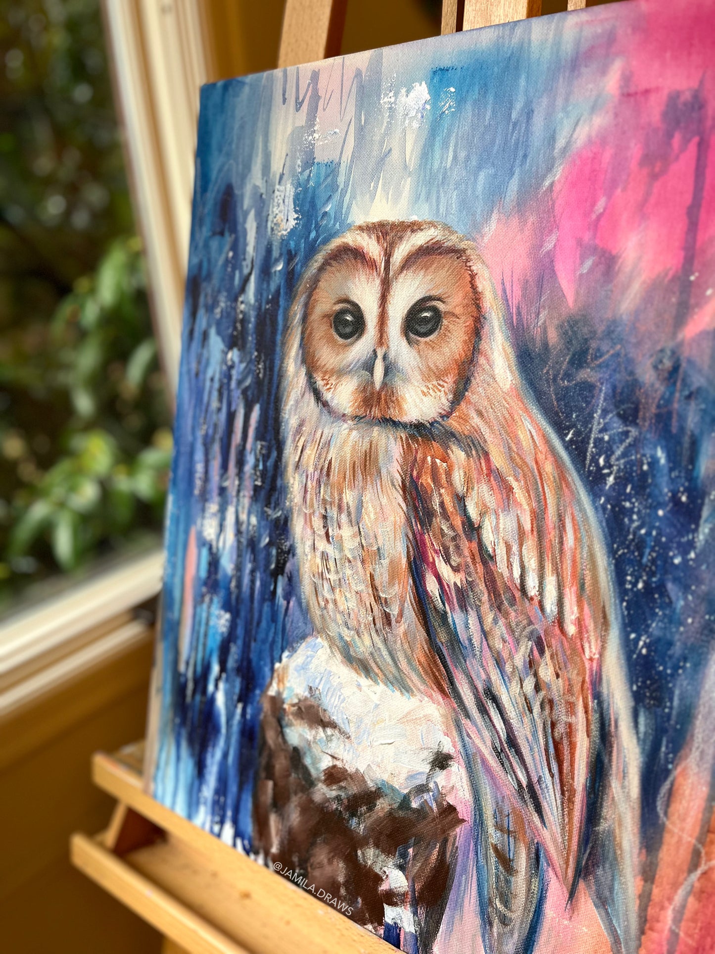 Barred Owl | Acrylic on canvas