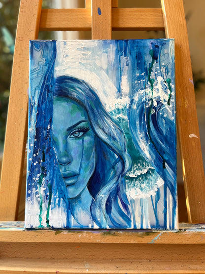Ocean Blues | Acrylic on canvas