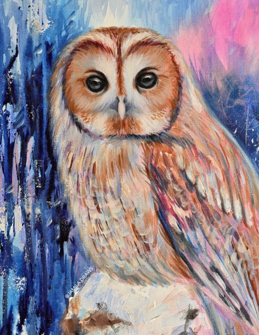 Barred Owl | Acrylic on canvas
