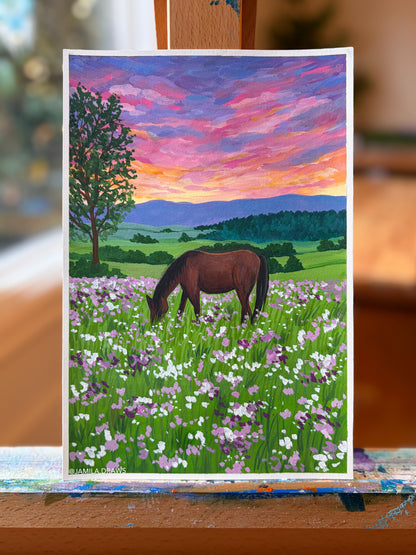 Meadow Glow | Original Painting