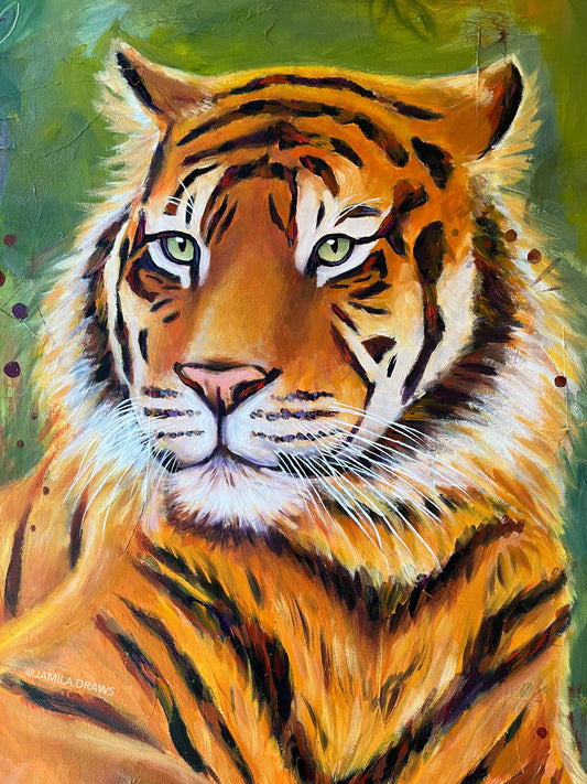 Golden Majesty | Oil on canvas
