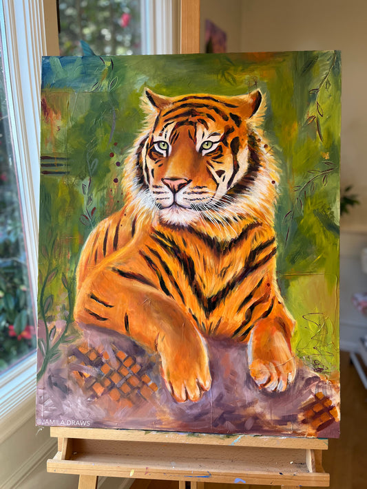 Golden Majesty | Oil on canvas