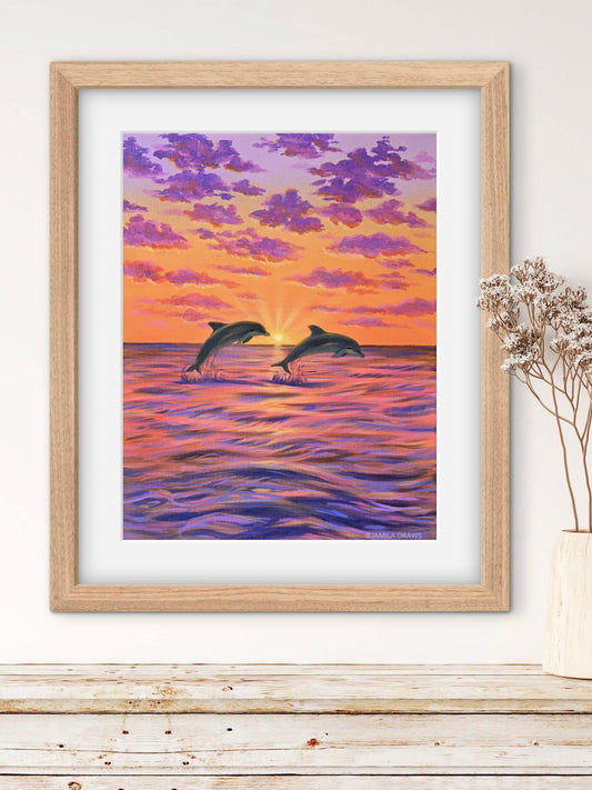 Dolphin Sunset