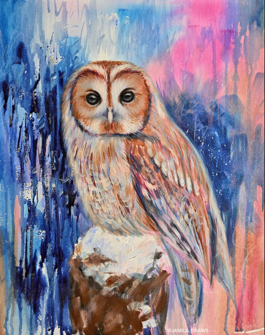 Barred Owl | Acrylic on canvas