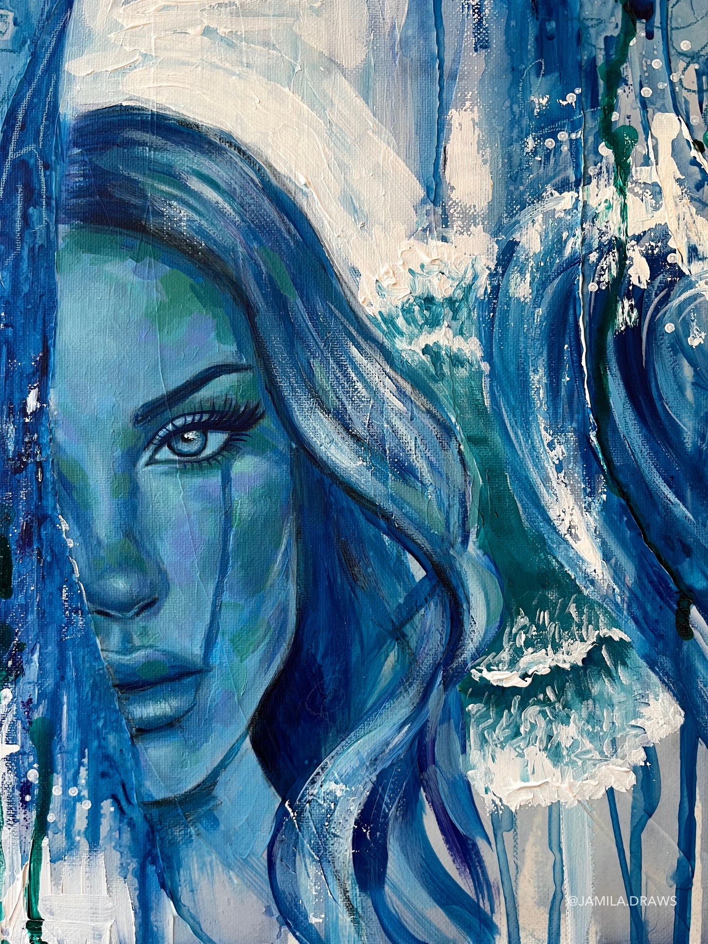 Ocean Blues | Acrylic on canvas