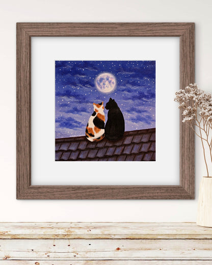 Moonlight Companions Print