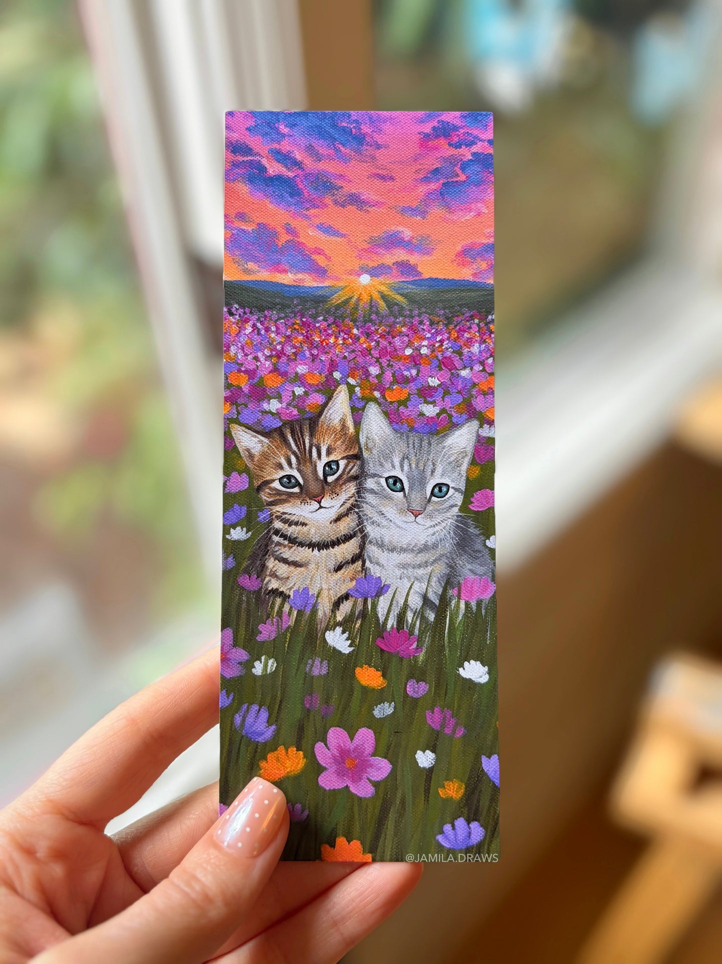 Spring Kittens Bookmark