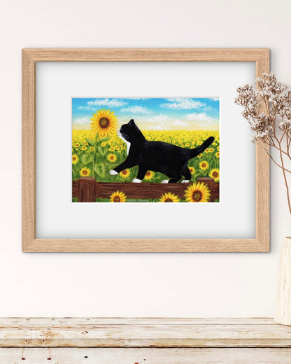 Tuxedo Kitten Print