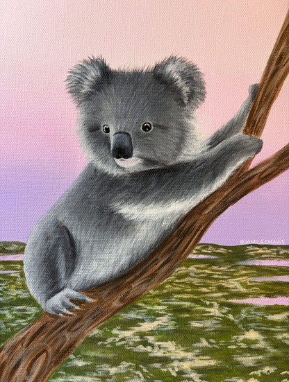 Koala Cub | Acrylic on canvas