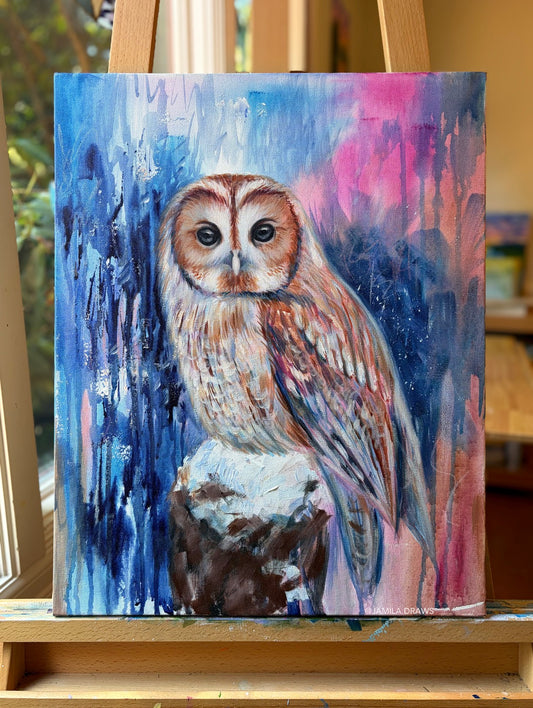Barred Owl | Acrylic on canvas