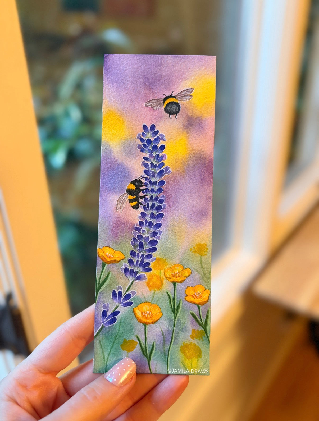 Bumble Bees Original Bookmark