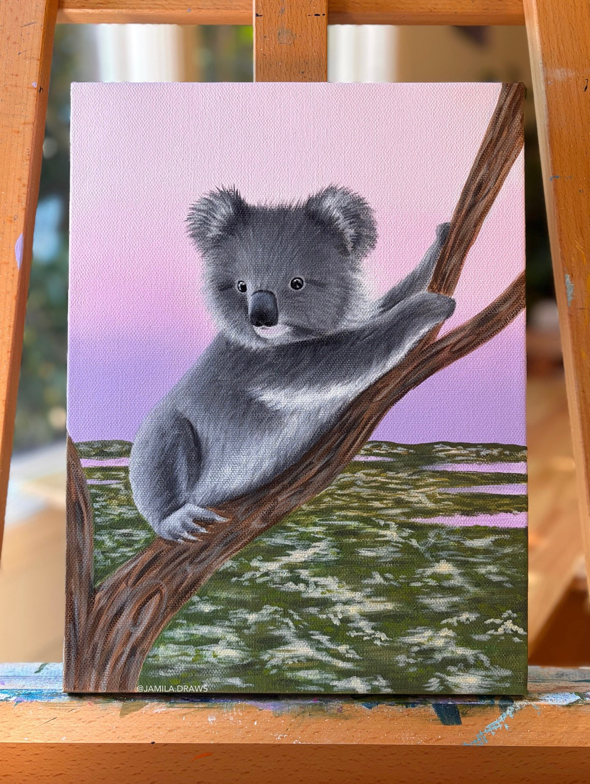 Koala Cub | Acrylic on canvas