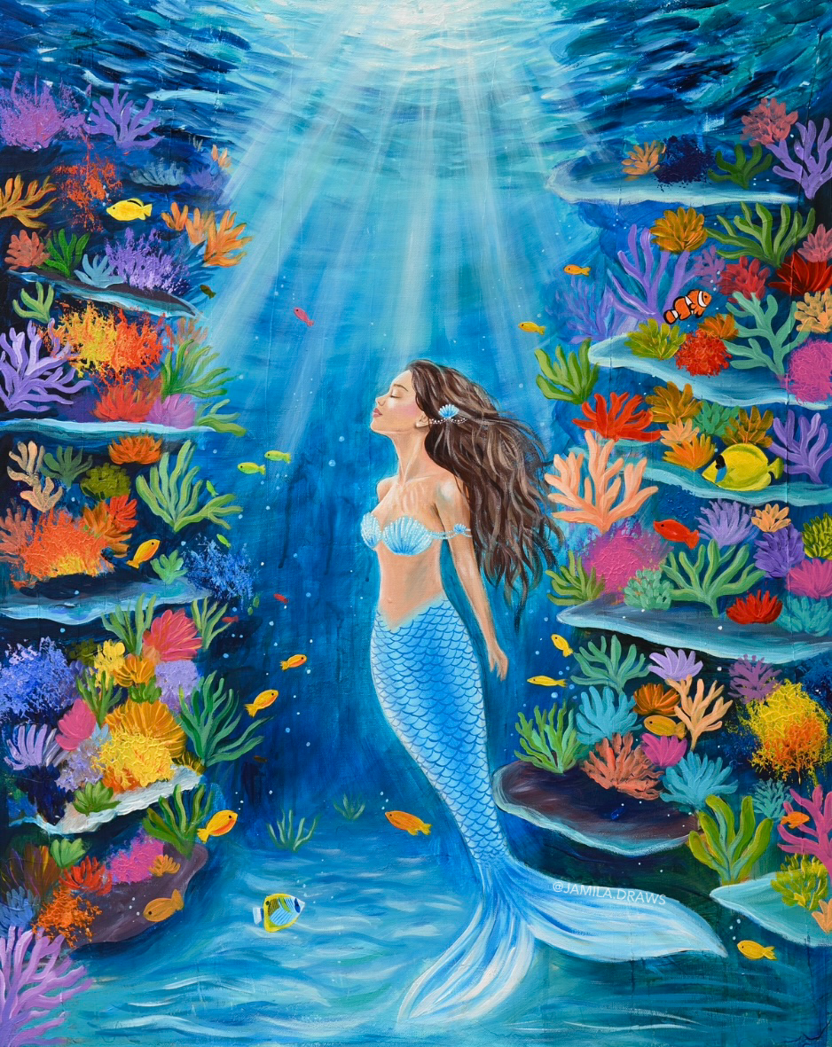 Whispers of the Reef Print