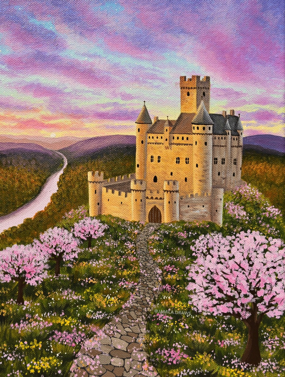 Castle Among the Blossoms