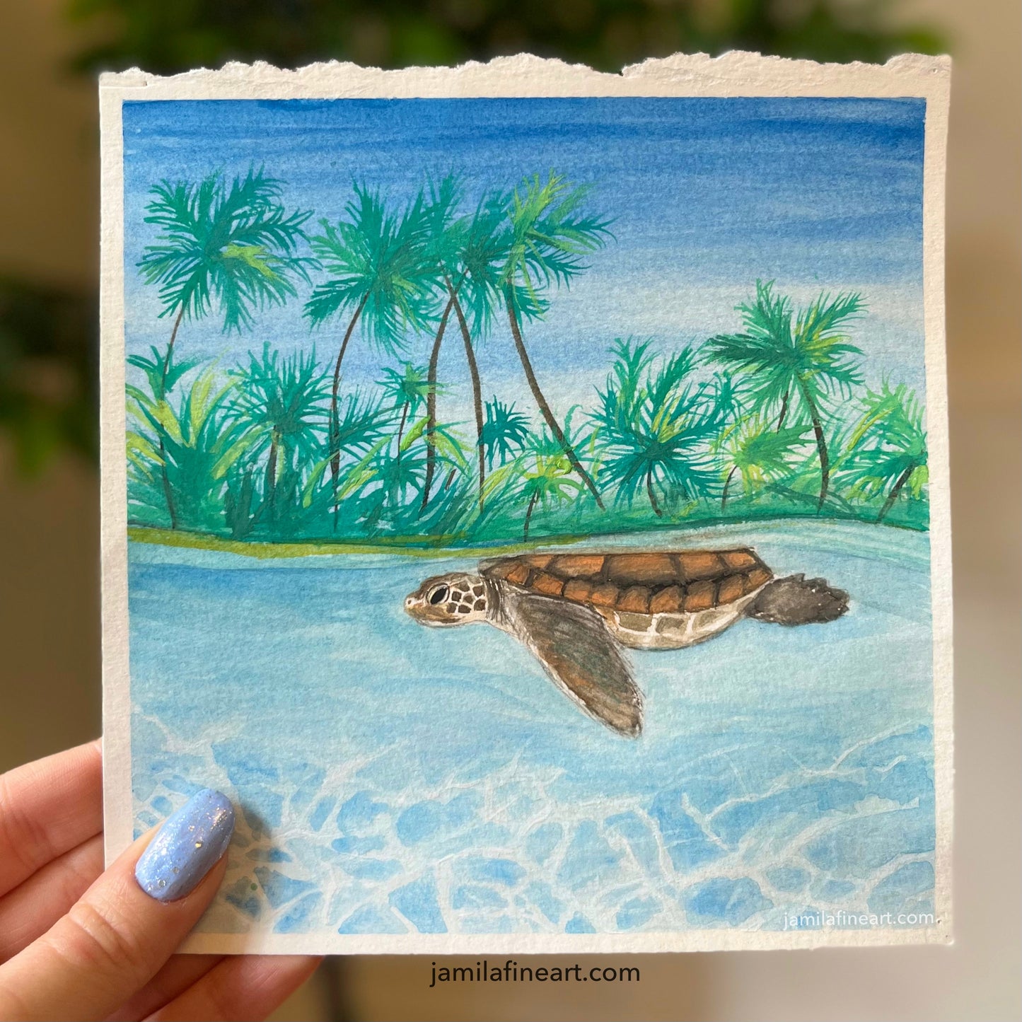 Underwater | Watercolor on paper