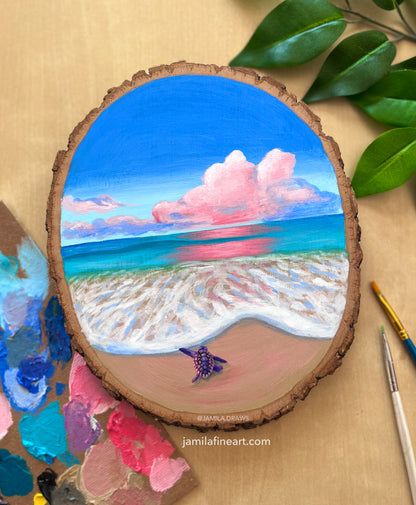 A New World | Acrylic on wood