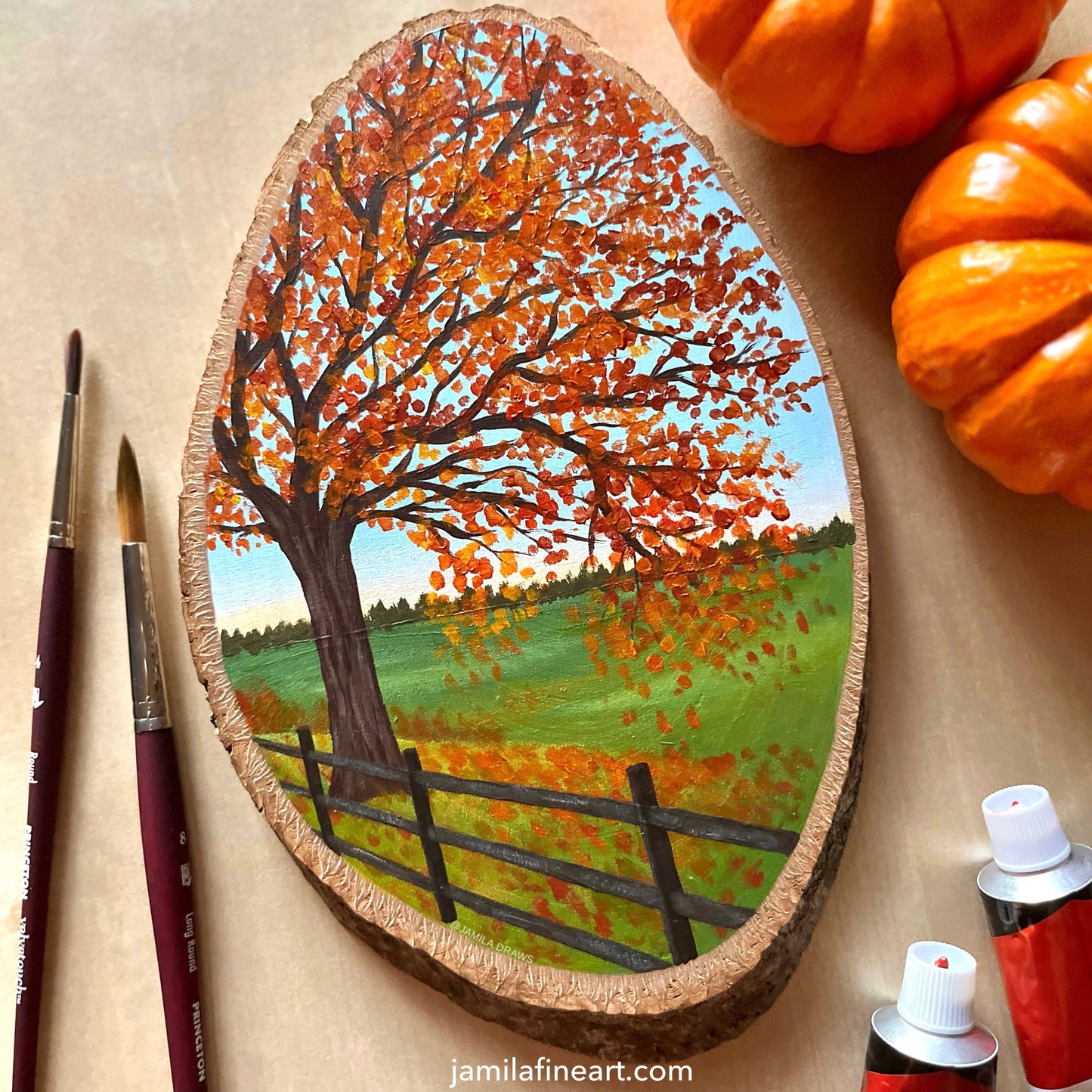 Autumn Glory | Acrylic on wood