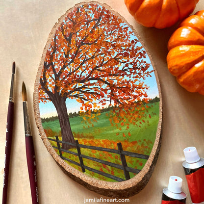 Autumn Glory | Acrylic on wood