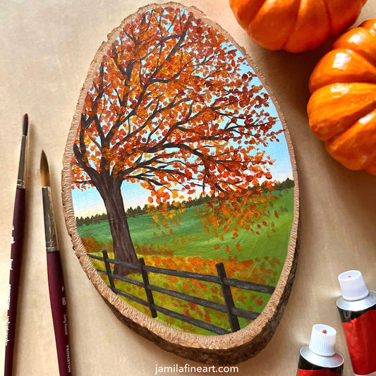 Autumn Glory | Acrylic on wood