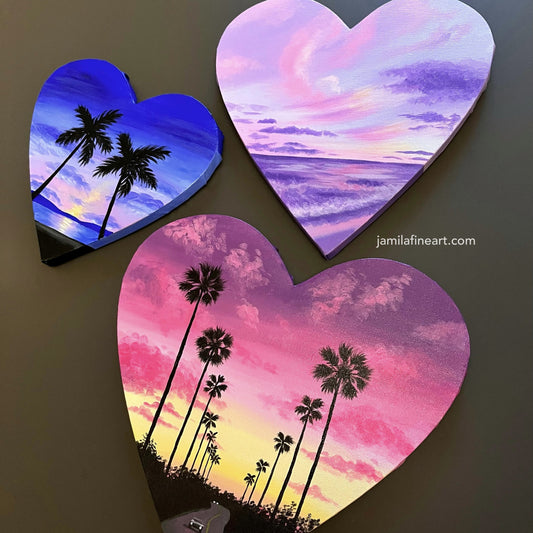 Palm Tree Road | Acrylic on canvas