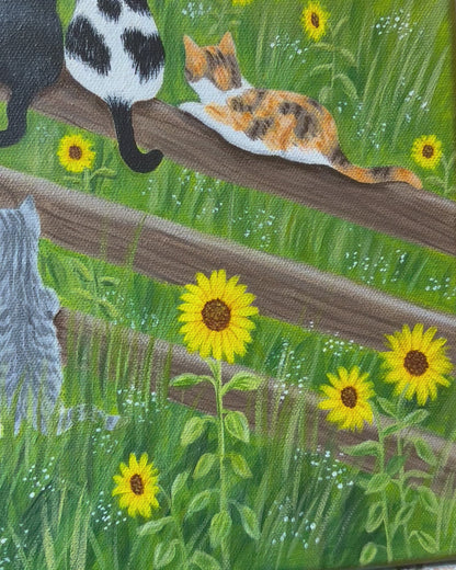 Sunflower Friends| Original Painting
