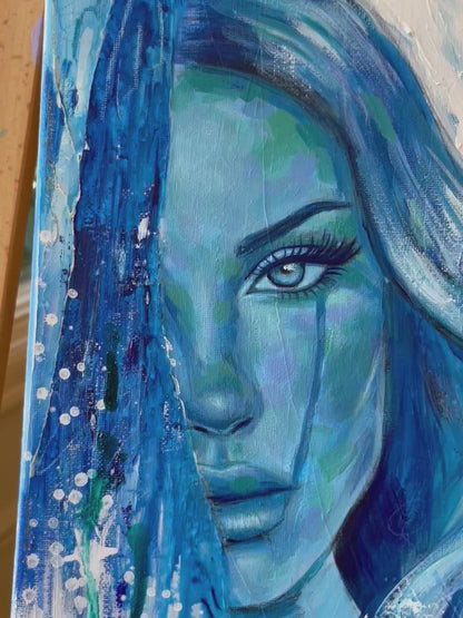 Ocean Blues | Acrylic on canvas