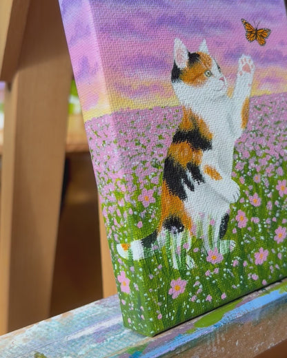 Calico Kitten | Original Painting